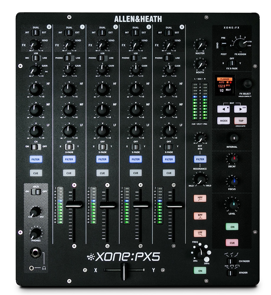 ALLEN&HEATH/XONE:PX5 高音質4chアナログDJミキサー