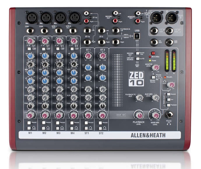 ALLEN&HEATH | ZED-10FX ミキサー|美品-
