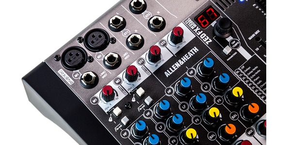 ALLEN ＆ HEATH ZED 6FX アナログ・ミキサー　エフェクト搭載