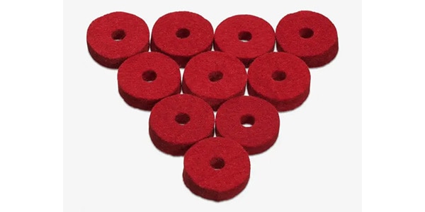 AHEAD / All Natural Wool Felts Red (10 pieces)