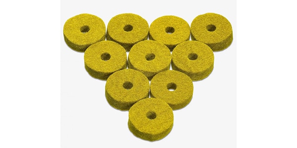 AHEAD ( アヘッド )  / All NATURAL WOOL FELTS イエロー (10個入り)