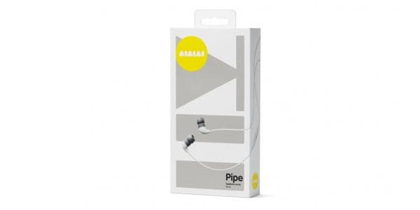 AIAIAI ( アイアイアイ )  / Pipe ホワイト マイクリモコン付きカナル型イヤホン 画像4