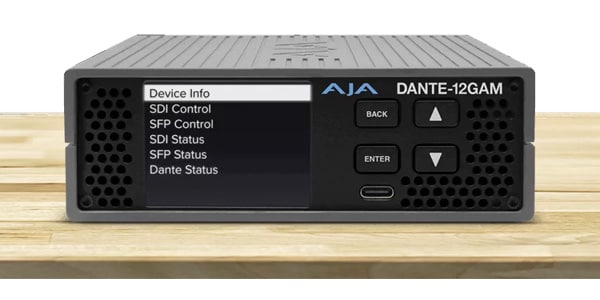 AJA Video Systems ( エージェーエー・ビデオ・システムズ )  / DANTE-12GAM-TR-BNC