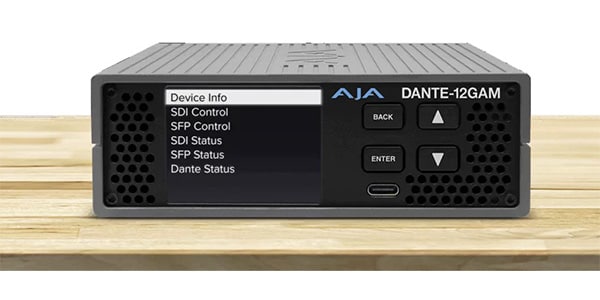 AJA Video Systems ( エージェーエー・ビデオ・システムズ )  / DANTE-12GAM-TR-LC