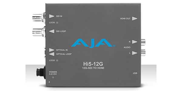 AJA Video Systems / Hi5-12G 4K HDR 対応コンバーター12G-SDI→HDMI 2.0