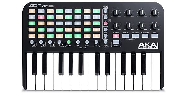 AKAI ( アカイ ) APC KEY 25 ミニ鍵盤MIDIキーボード 送料無料