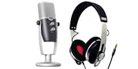 AKG / Ara USB Microphone + Headphone CPH3000 BLACK