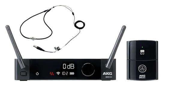 AKG / DMS300 CM2Nシルバーセット　ネックレスマイク
