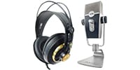 AKG LYRA USBマイク＋K240 Studioセミオープン型ヘッドホン セット