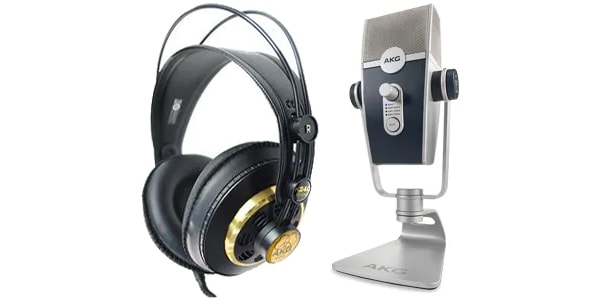 AKG/LYRA USBマイク＋K240 Studioセミオープン型ヘッドホン セット