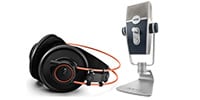 AKG / LYRA USBマイク＋K712PRO 開放型モニターヘッドホン セット