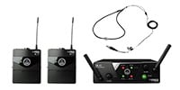 AKG / WMS40 CM2Nシルバーセット ネックレスマイク、DUAL