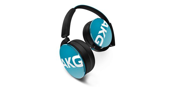 AKG Y50 ヘッドホン 密閉型　ブルー