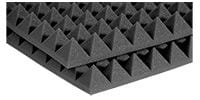 AURALEX Studiofoam Pyramids 2″ 12枚 60cm x 60cm x 5cm チャコール