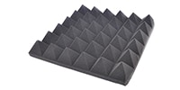 AURALEX Studiofoam Pyramids 4″チャコール 厚さ10cm 60cm x 60cm 6枚