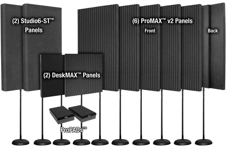 感謝価格 エムティーイーAURALEX オーラレックス 吸音材 山型 ProMAX パープル スタンド型吸音材 2枚