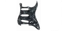 ALLPARTS PG-0552-052 Dark Black Pearloid Pickguard for Stratocaster