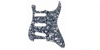 ALLPARTS PG-0552-053 Black Pearloid Pickguard for Stratocaster