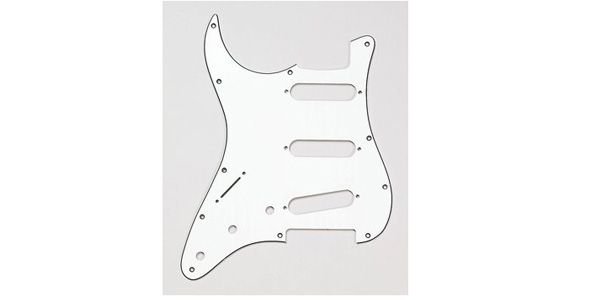 /PG-0552-L50 Left Handed Parchment Pickguard for Stratocaster