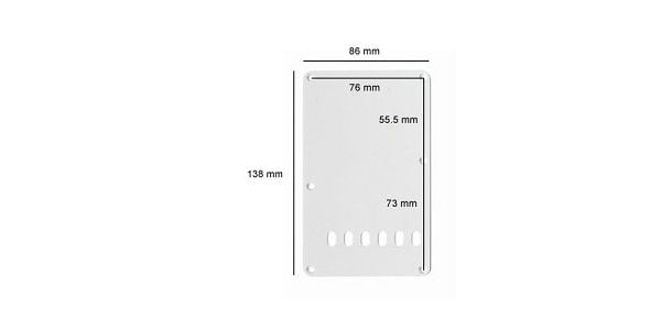 ALLPARTS / PG-0556-051 Parchment Tremolo Spring Cover 画像2