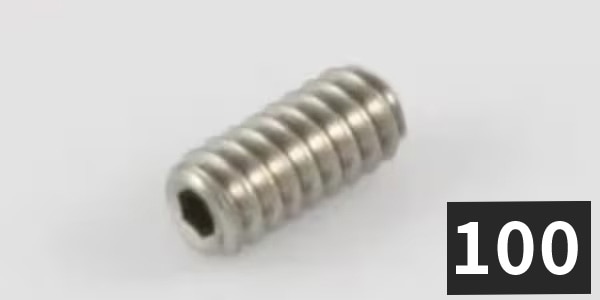ALLPARTS ( オールパーツ )  / GS-0379-B05 Bridge Height Screws (100個セット)