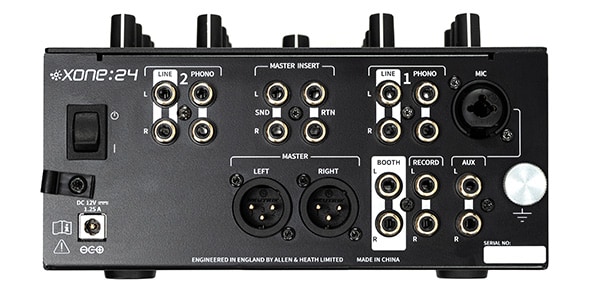 ALLEN&HEATH ( アレンアンドヒース )  / Xone:24 高音質2chアナログDJミキサー画像2