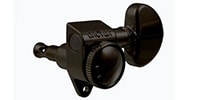 ALLPARTS / TK-7935-003 Grover Black Locking Tuners 3X3- set of 6 pcs