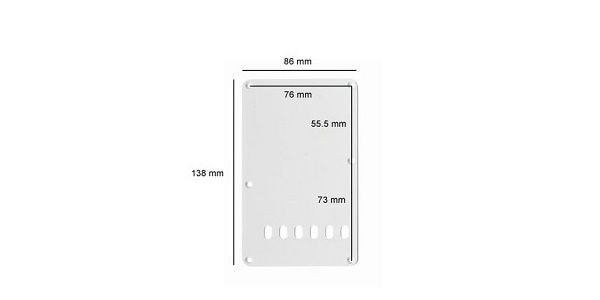 ALLPARTS / PG-0556-058 Cream Pearloid Tremolo Spring Cover 画像2