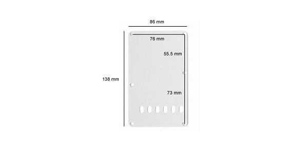 ALLPARTS / PG-0556-065 Parchment Pearloid Tremolo Spring Cover 画像2