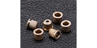 ALLPARTS / AP-0087-007 Aged Chrome String Ferrules, Set of 6