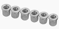 ALLPARTS / AP-0087-B10 Chrome String Ferrules Bulk Pack of 50.