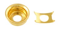 ALLPARTS / AP-0275-002 Gold Input Cup Jackplate for Telecaster