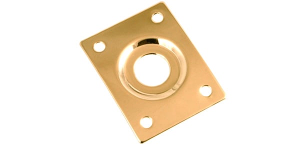 ALLPARTS / AP-0637-002 Gold Rectangular Jackplate