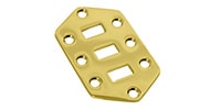 ALLPARTS / AP-0656-002 Gold Switch Plate for Jaguar