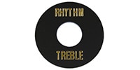 ALLPARTS / AP-0663-023 Black Plastic Rhythm/Treble Ring