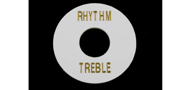 ALLPARTS / AP-0663-025 White Plastic Rhythm/Treble Ring