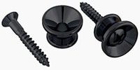 ALLPARTS / AP-0670-003 Black Strap Buttons Set of 2