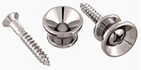 ALLPARTS / AP-0670-B01 Nickel Strap Buttons Set of 30