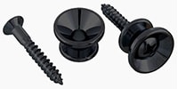 ALLPARTS / AP-0670-B03 Black Strap Buttons Set of 30