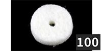 ALLPARTS / AP-0674-B25 Felt Washers, White (100個セット)