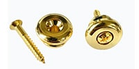 ALLPARTS / AP-0684-002 Oversized Gold Buttons-Qty 2