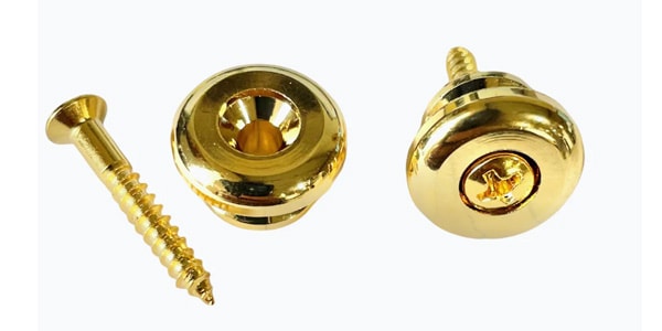 ALLPARTS / AP-0684-002 Oversized Gold Buttons-Qty 2