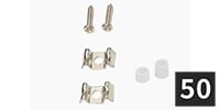 ALLPARTS / AP-0720-B01 String Guides, Nickel (50個セット)