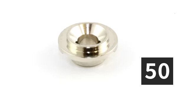 ALLPARTS ( オールパーツ )  / AP-0730-B01 Round String Guides (50個セット)
