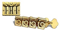 ALLPARTS / BADASS II＋OGT ベースブリッジ＆ペグセット Gold Large Post