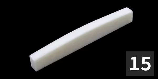 ALLPARTS ( オールパーツ )  / BN-0250-B00 Flat Bottom Nuts for Fend Guit (15個セット)