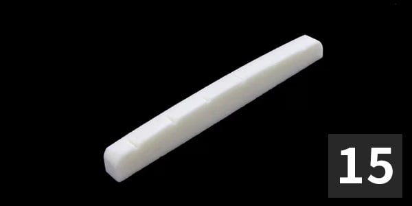 ALLPARTS ( オールパーツ )  / BN-0251-B00 Slotted Bone Nuts (15個セット)