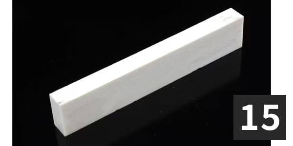 ALLPARTS ( オールパーツ )  / BN-0297-B00 Bone Nut Blanks (15個セット)