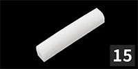 ALLPARTS / BN-2808-B00 Slotted Bone Nut for Epiphone (15個セット)