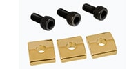 ALLPARTS / BP-0116-002 Gold Nut Blocks (Qty 3)